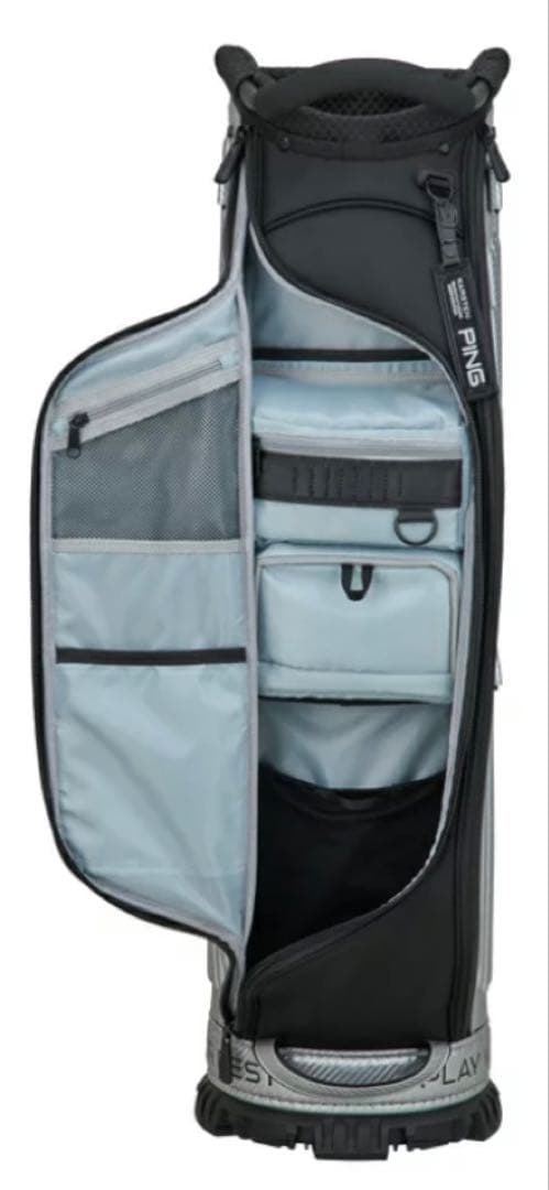 PING キャディバッグ シルバー/ブラック