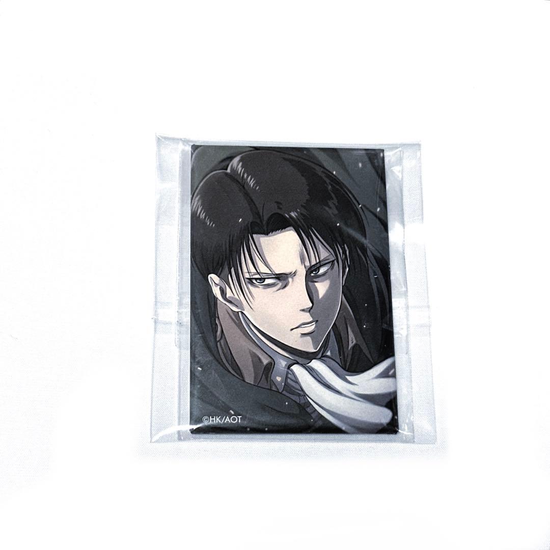 進撃の巨人 スクエア 缶バッジ リヴァイ WITSTUDIO