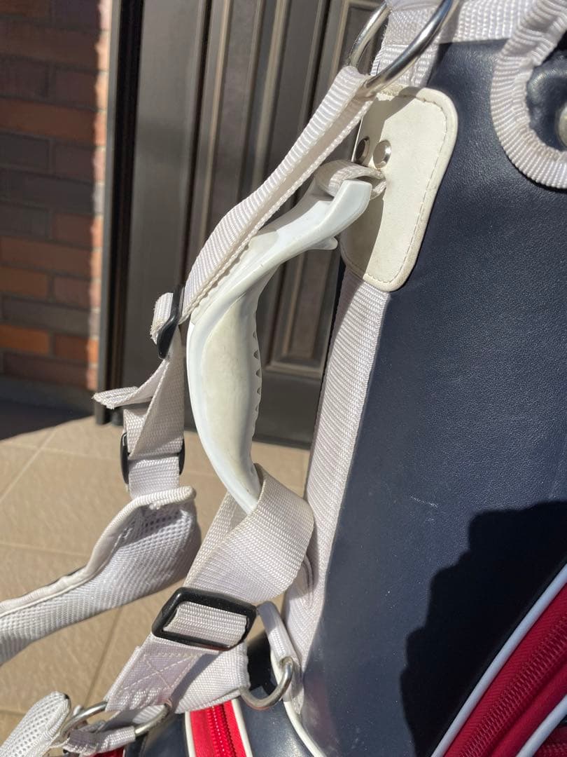 Pearl Gates キャディバッグ ネイビー・レッド