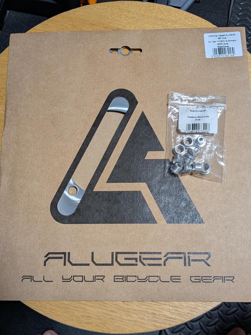 ALUGEAR １ｘ １２速５６ｔ １１０BCD ４Ｄ ナローワイド オーバル
