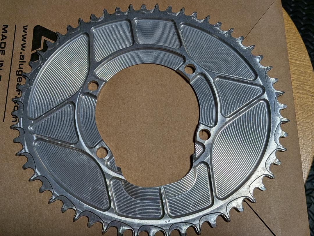 ALUGEAR １ｘ １２速５６ｔ １１０BCD ４Ｄ ナローワイド オーバル