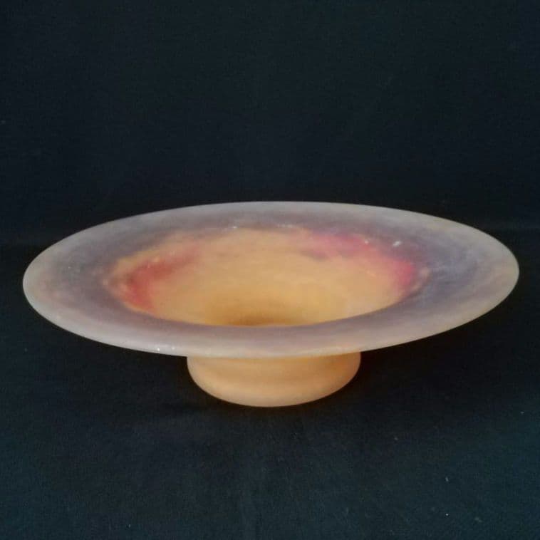 アール・ヌーヴォー　コンポート　アンティーク　ミューラー　ヴィトリオフィカシオン