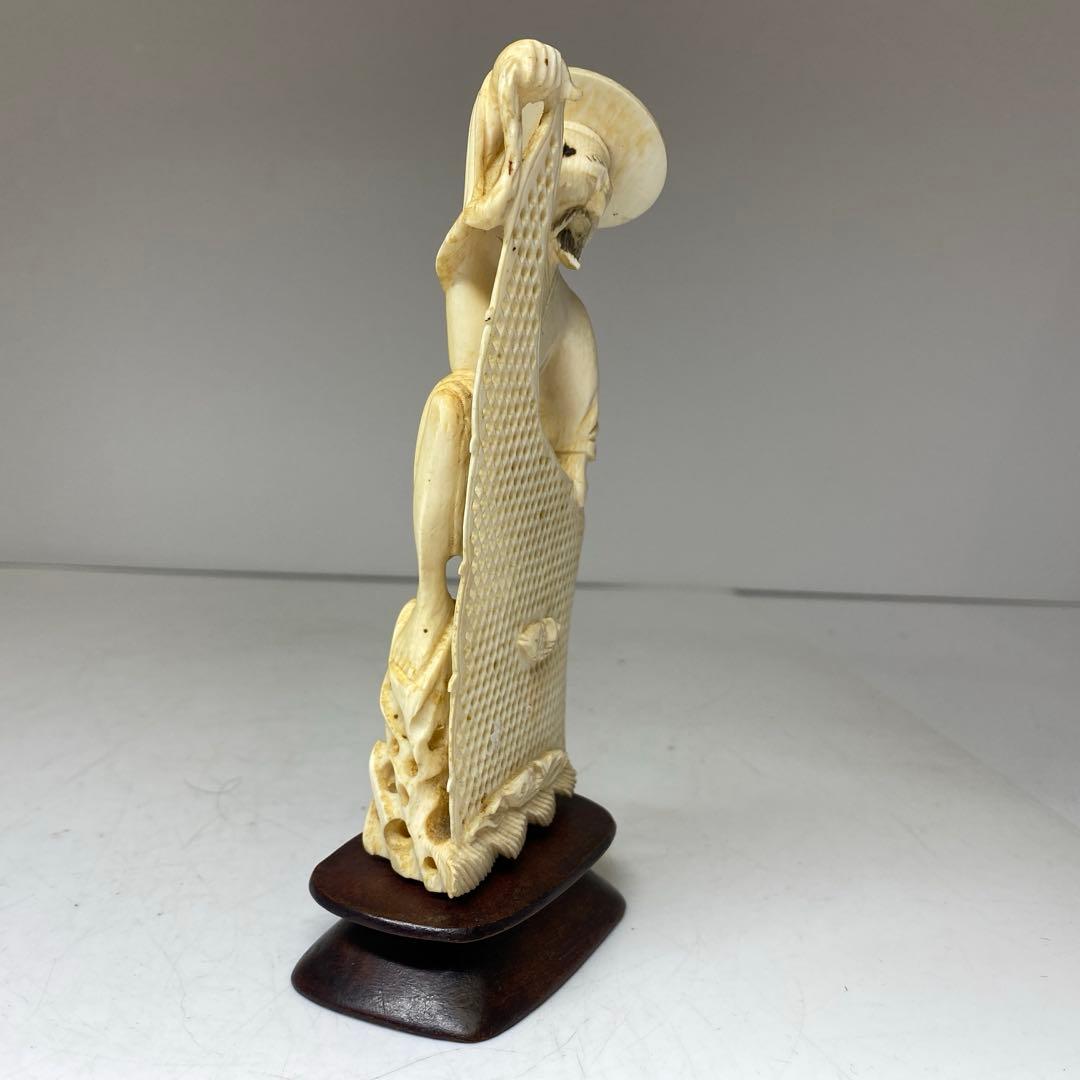 専用　極上　漁師人物　75g 高さ約15.5㎝（台込）タサチ　東さ8-0104③