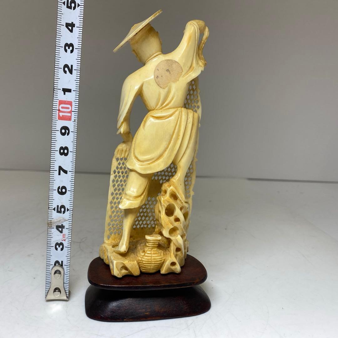 専用　極上　漁師人物　75g 高さ約15.5㎝（台込）タサチ　東さ8-0104③