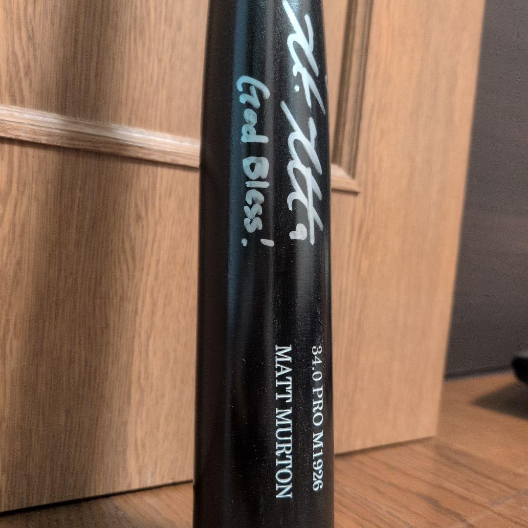 阪神タイガース マートン サイン入りバット