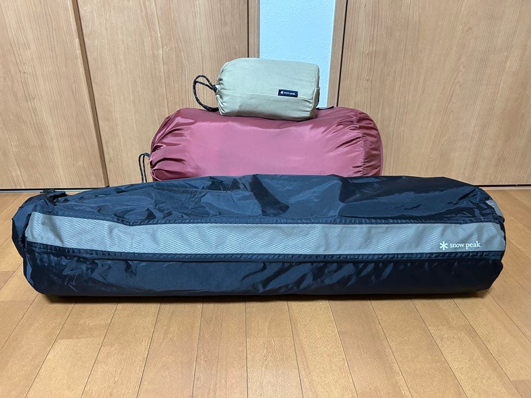 【たろうさん】スノーピーク グランドオフトンシングル＋マットシーツセット