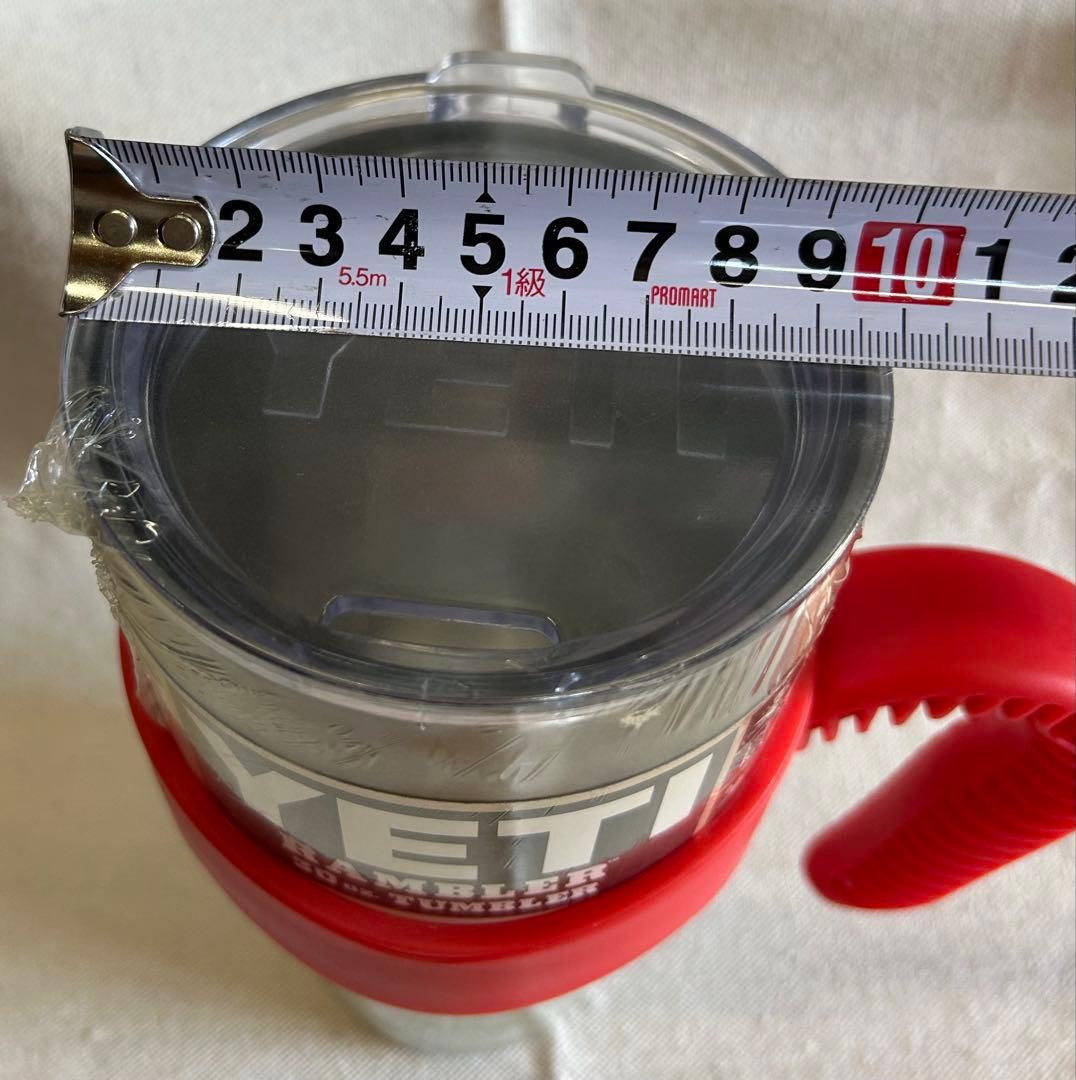 【新品】YETI ランブラー　タンブラー　30oz シルバー【ハンドル付き】