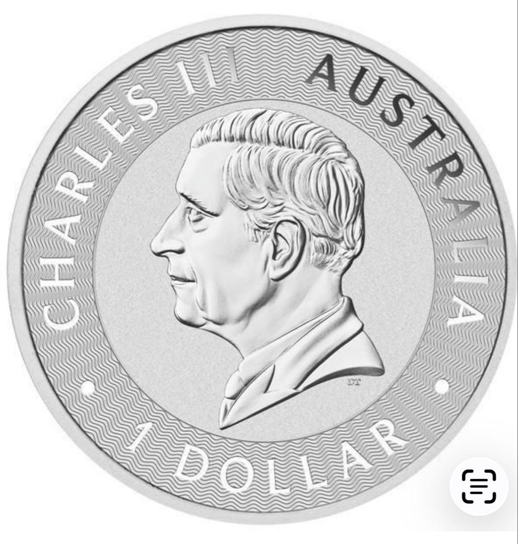 オーストラリア、カンガルー銀貨1オンス　クリアケース付き保証書付き