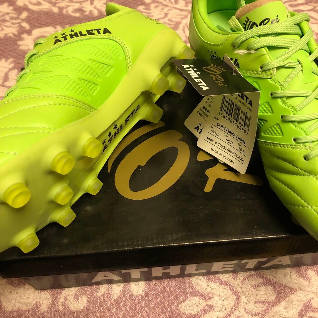 新品未使用　アスレタ ATHLETA サッカースパイク　26.5センチ