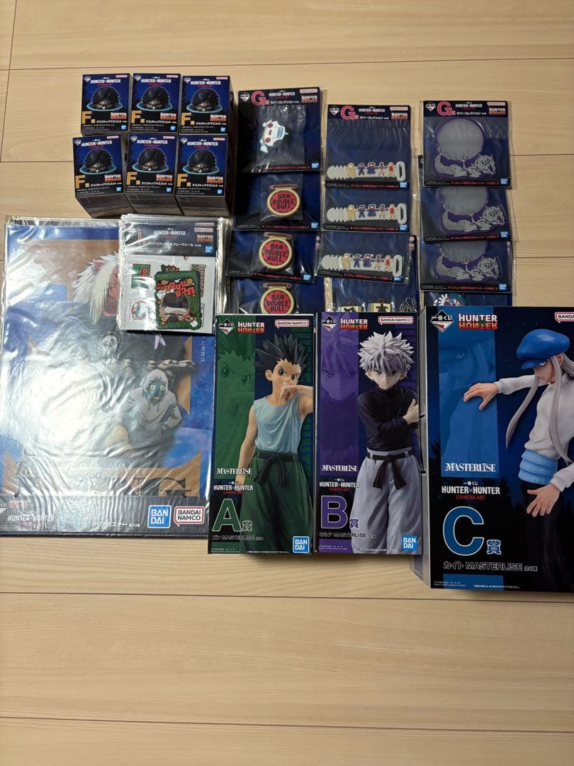 一番くじ　ハンターハンター　ゴン. キルア.カイトフィギュアまとめ売り