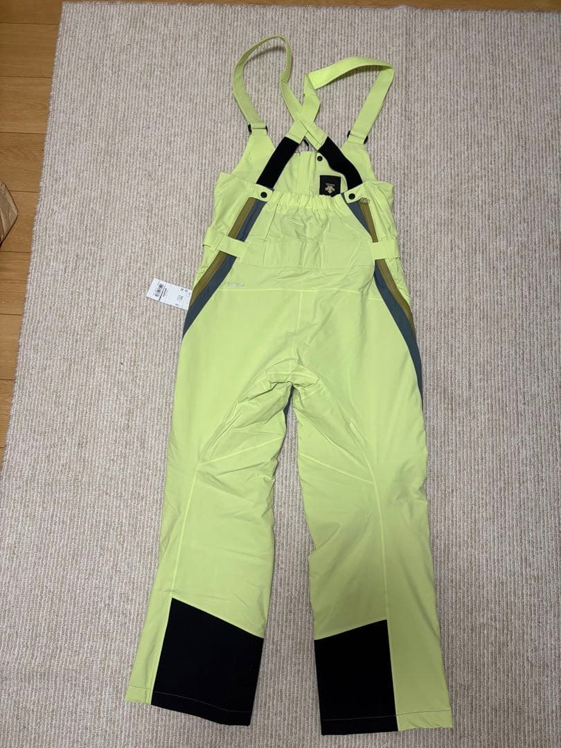 TD 防水スキーオーバーオール ライムグリーン