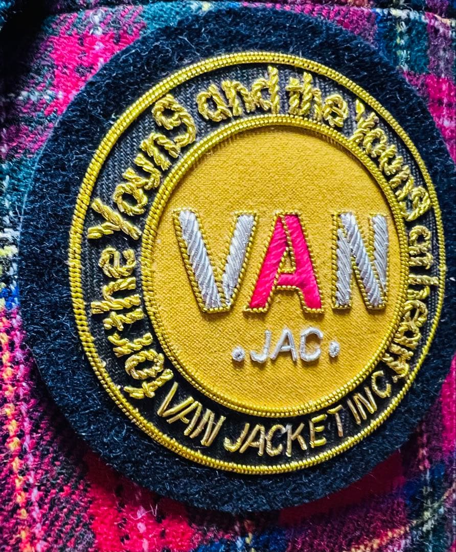 VANブレザーエンブレム30年くらい前のもの大変貴重！