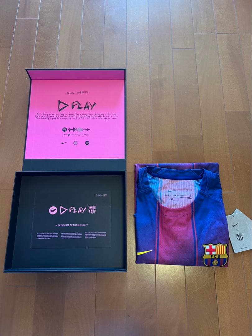 FCバルセロナ×エドシーラン オーセンティックユニフォーム　背番号6 ガビ