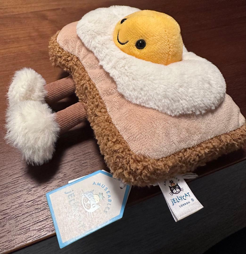 【1月末迄】エグランタイン エッグ・オン・トーストぬいぐるみ