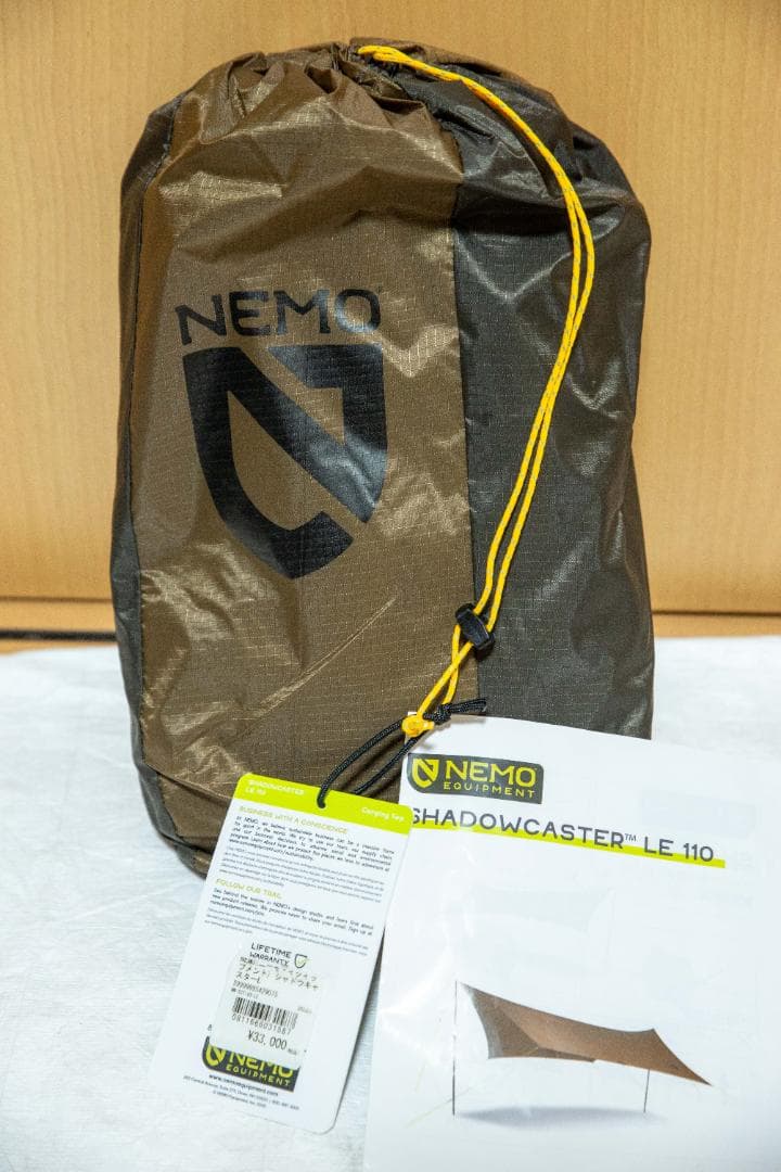 新品　NEMO　ニーモ　 シャドウキャスターLE 110　6人　タープ