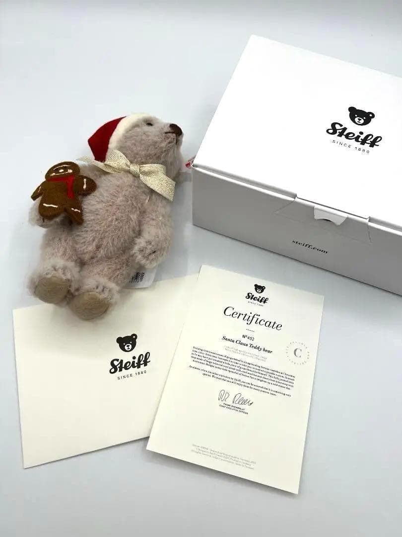 シュタイフ　【世界限定】サンタクロース テディベア 2024