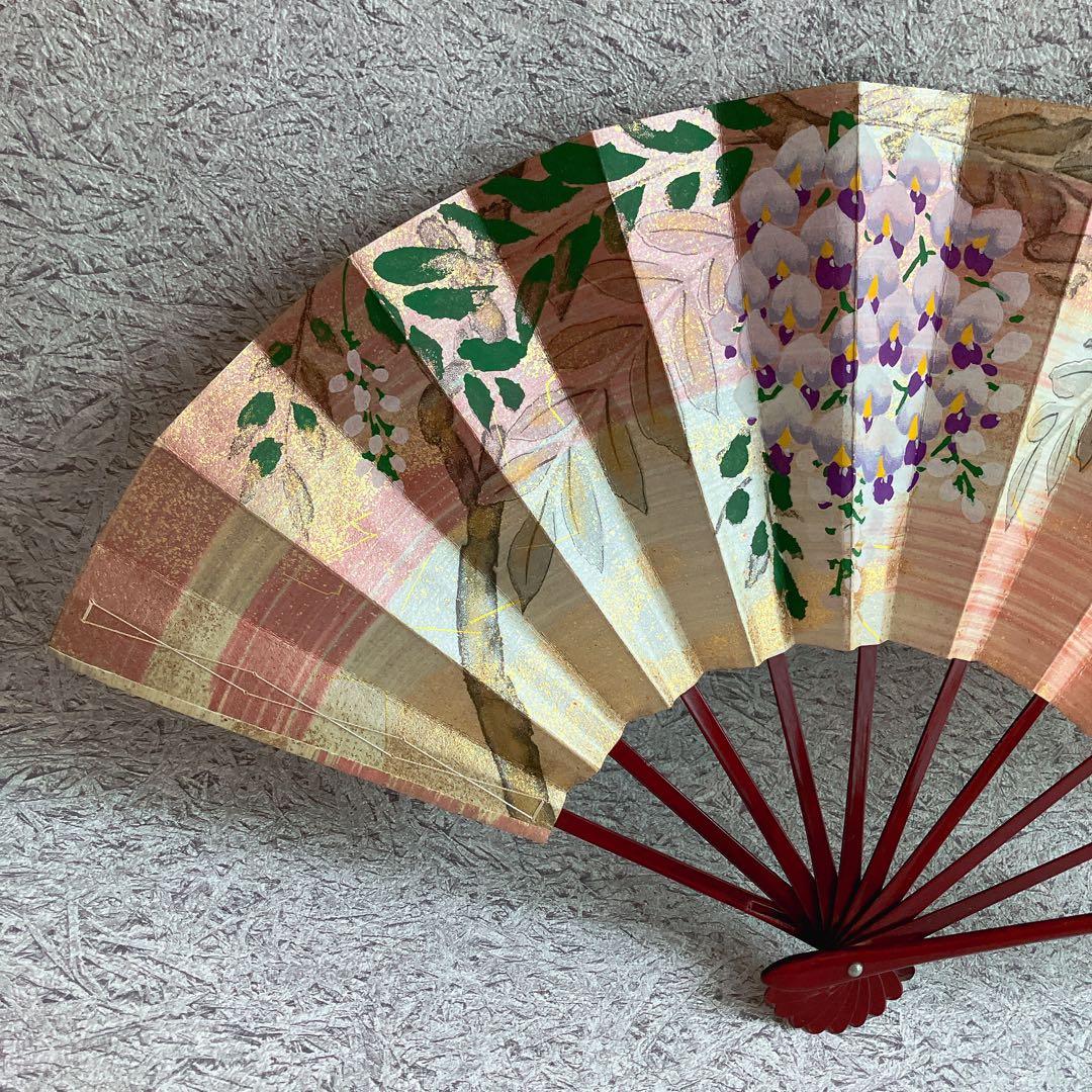 舞扇子3点セット 専用ケース付き 桜 藤 和柄扇子 舞扇