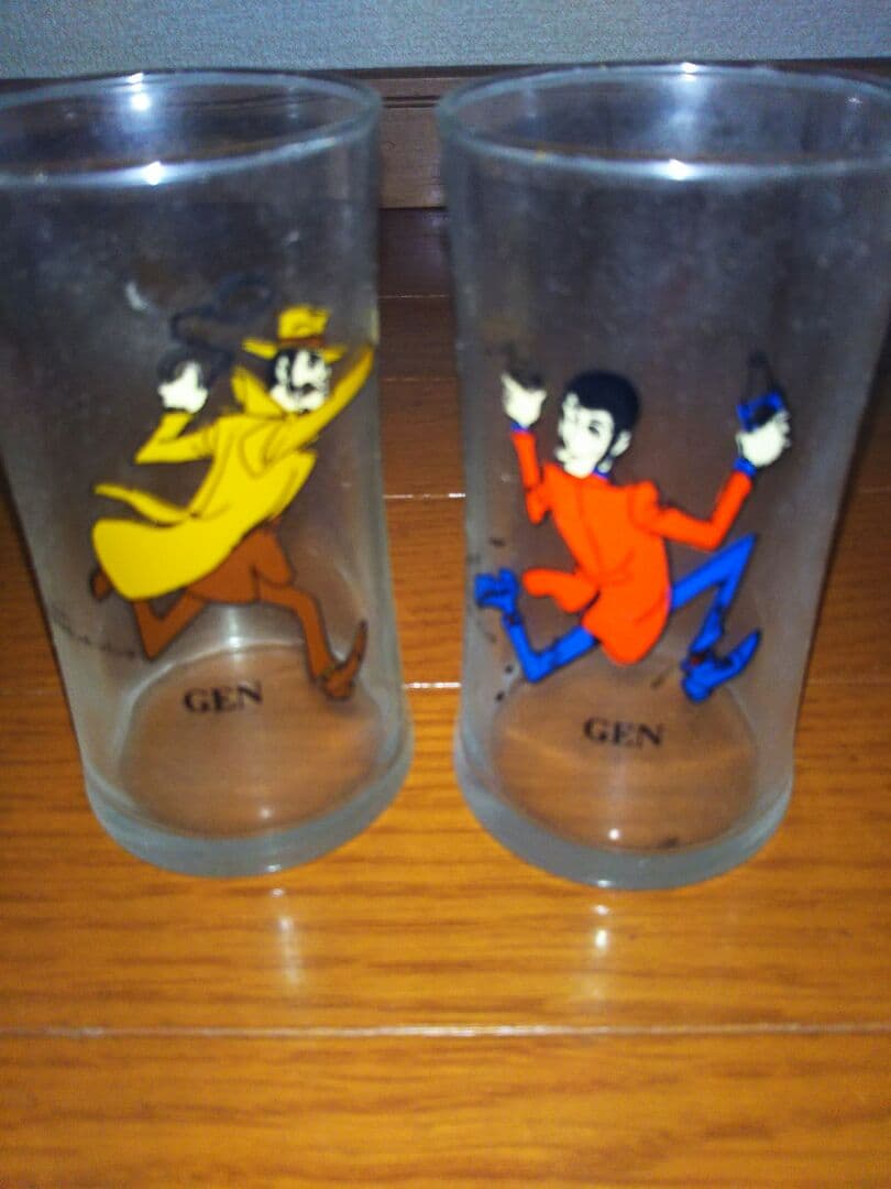 激レア！プレミアグッズ！？レア物ルパン三世焼酎源ペアグラス