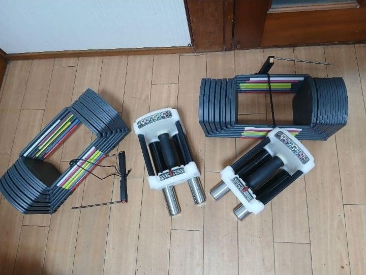 POWERBLOCK パワーブロック 可変式ダンベル 36Kg×2個