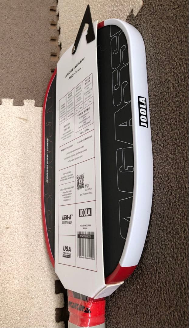 新品！！JOOLA ヨーラピックルボール パドル アガシ プロ 14mm