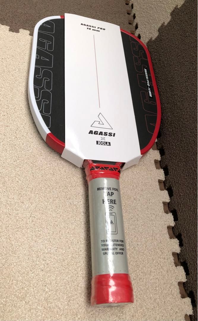 新品！！JOOLA ヨーラピックルボール パドル アガシ プロ 14mm