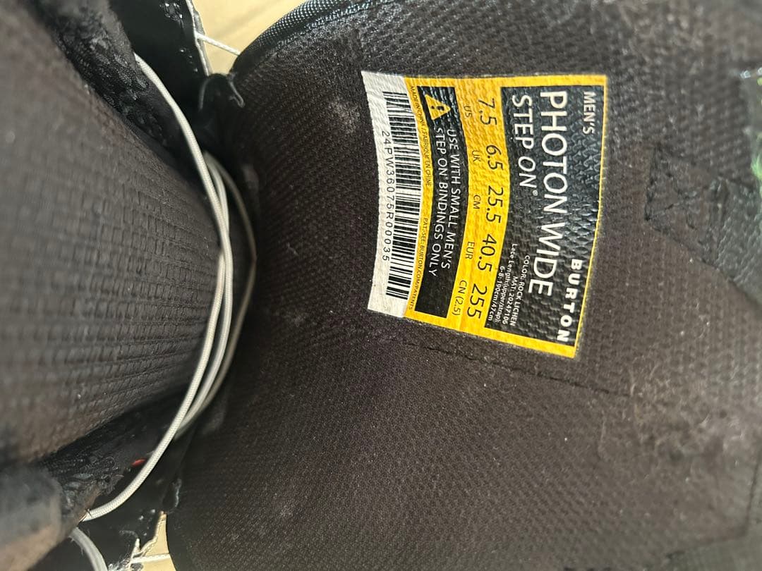 バートン　フォトンワイド　ステップオン