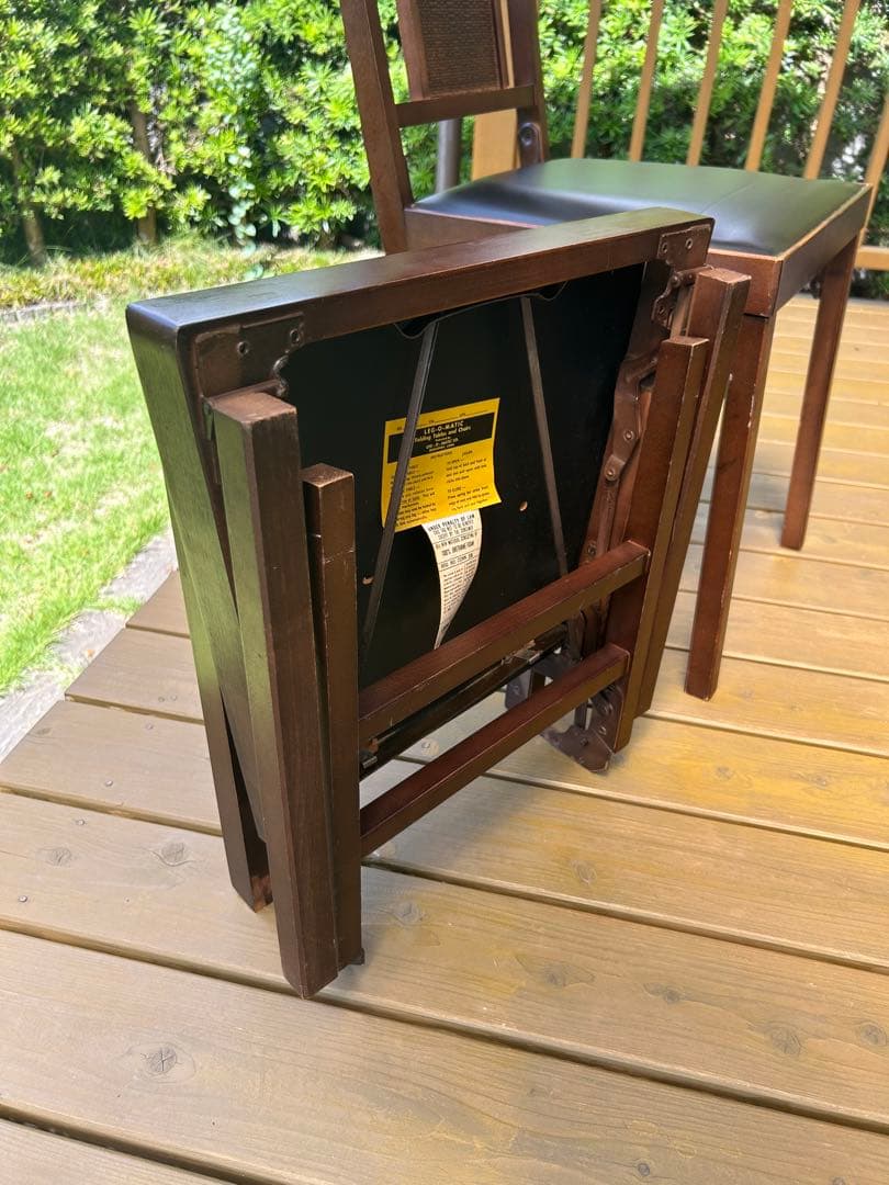 Leg-0-Matic FoldingChair2脚セット キャンプに最適です。