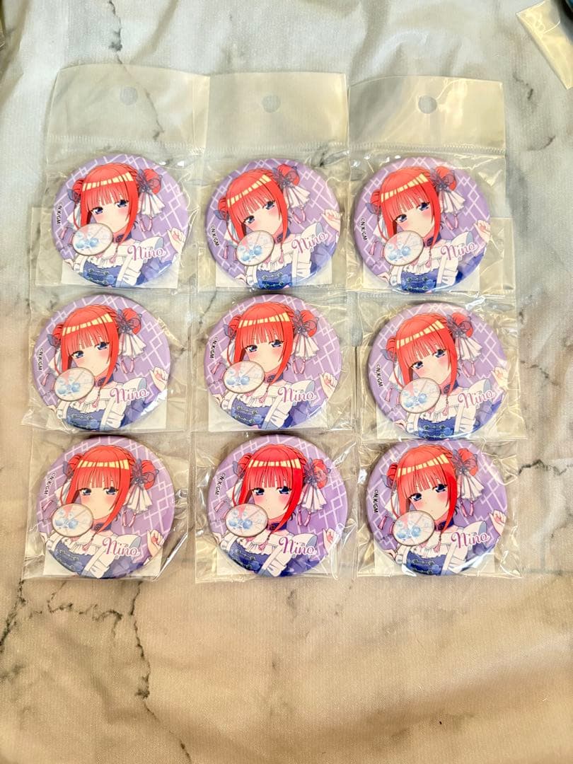 五等分の花嫁　中野二乃　缶バッジセット