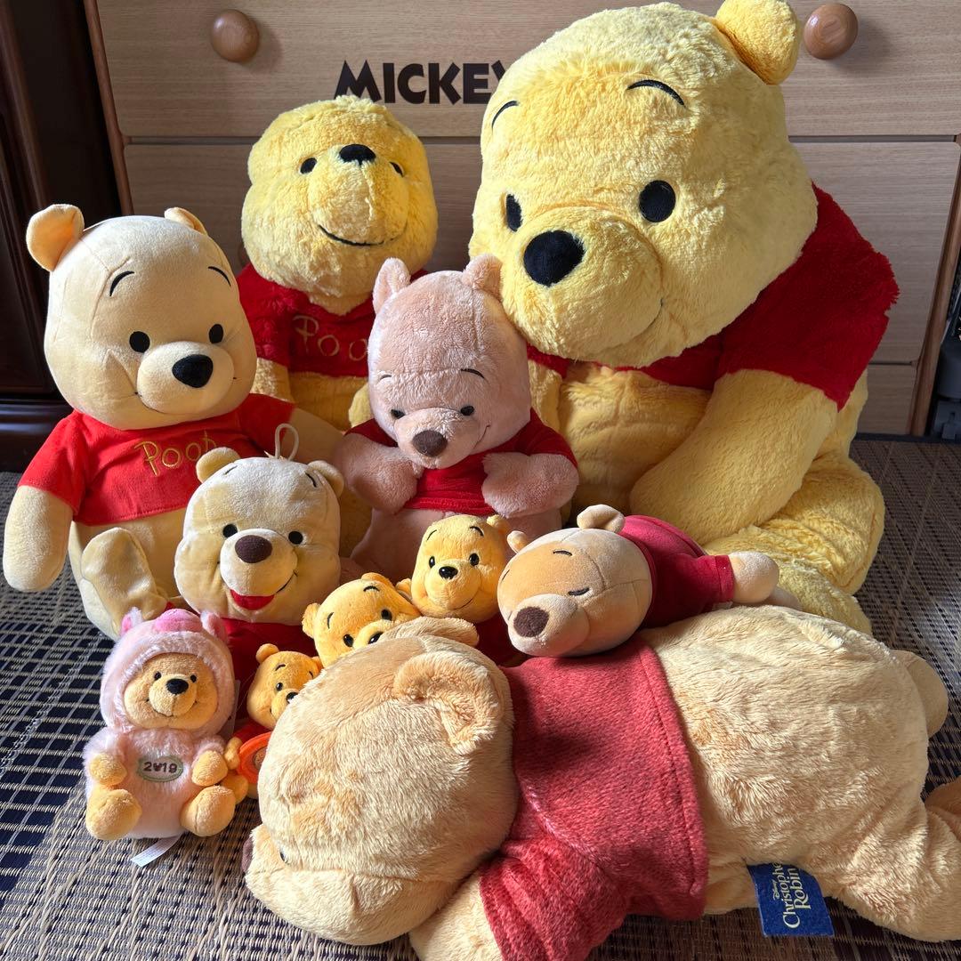 ディズニーリゾート プーさん 抱き枕 ぬいぐるみ 一番くじ まとめ売り