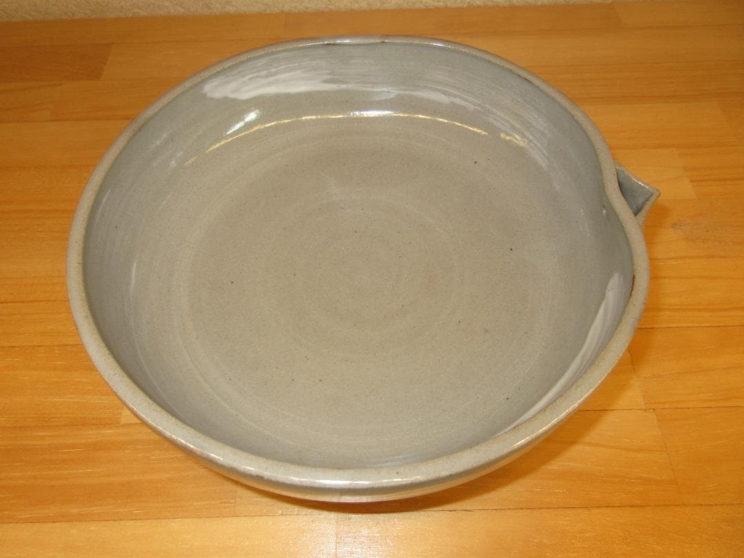 送料込【逢絢亭】茶道具 菓子鉢 京焼 刷毛目 片口の形 西村徳泉 共箱入り