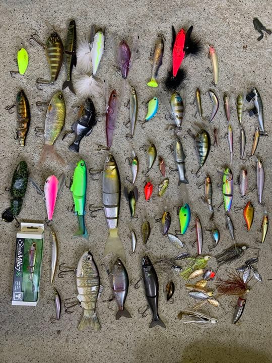 バス釣り引退　ルアーセット