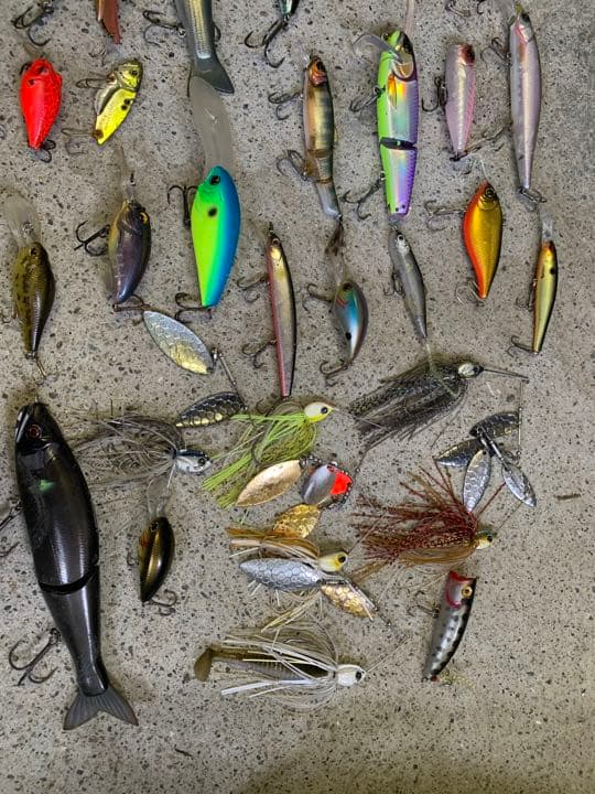 バス釣り引退　ルアーセット