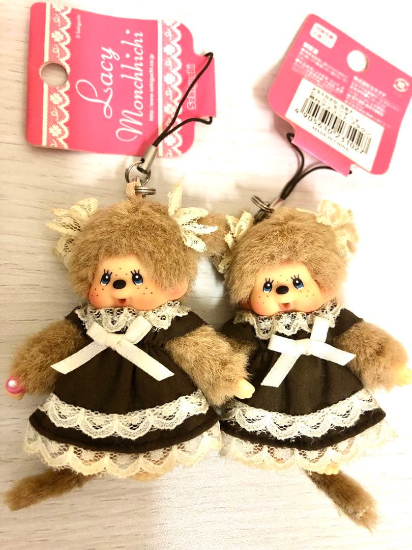 レーシー　モンチッチ ブラウン　激レア　Sサイズ 携帯マスコット3個セット