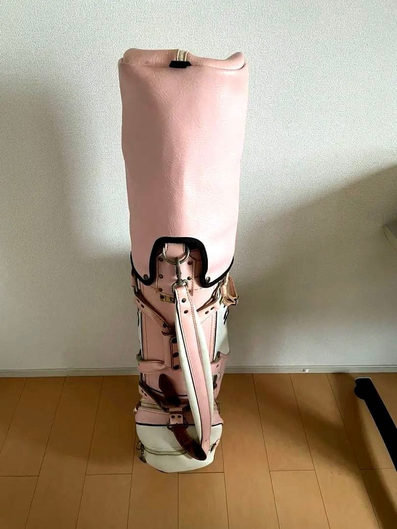 ベルディング　ディズニー　ゴルフキャディバッグ ピンク