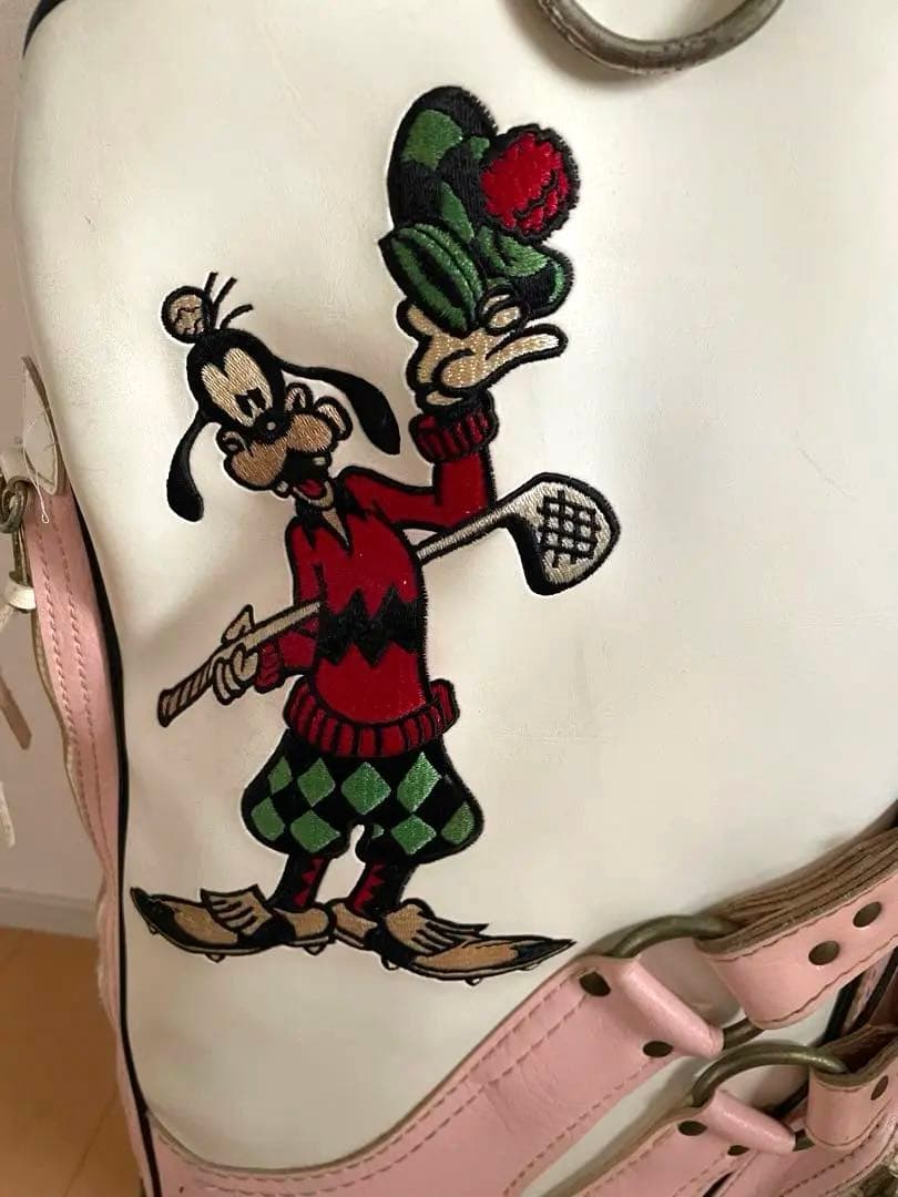 ベルディング　ディズニー　ゴルフキャディバッグ ピンク