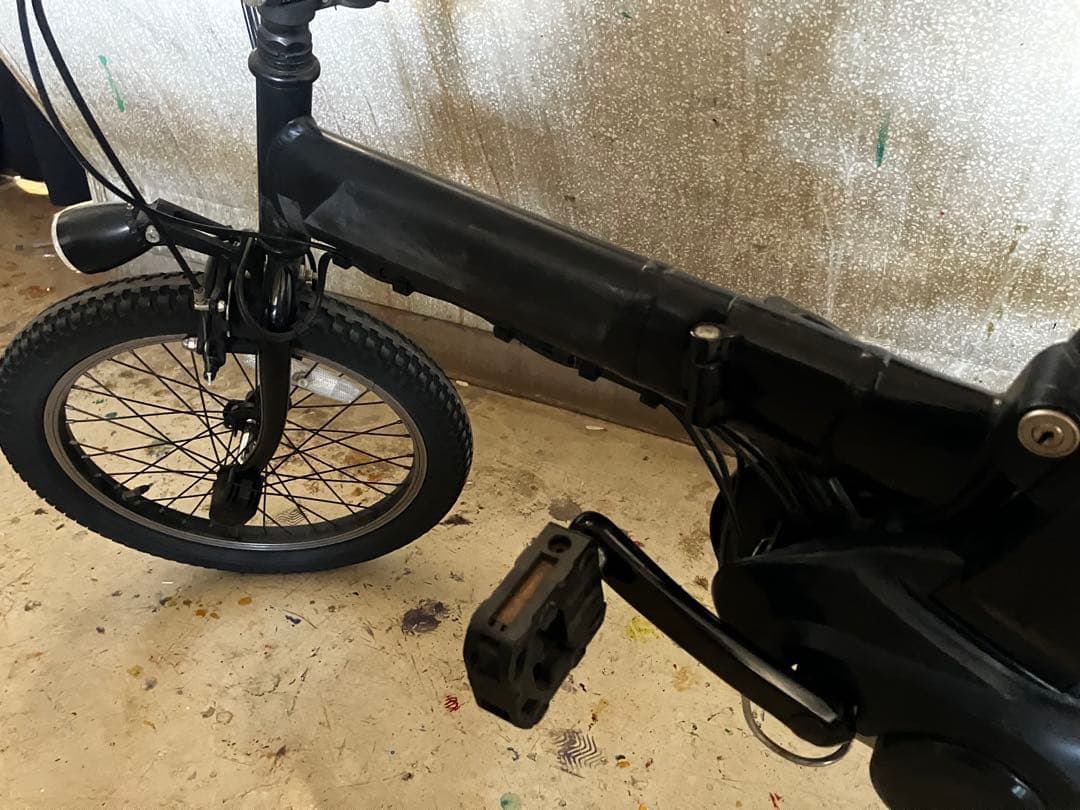 折りたたみ式電動アシスト自転車 黒 Panasonic パナソニック オフタイム