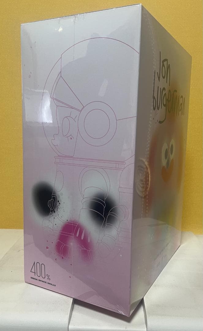 ポップマート メガスペースモリー 400% ジョン・バーガーマン シュリンク付