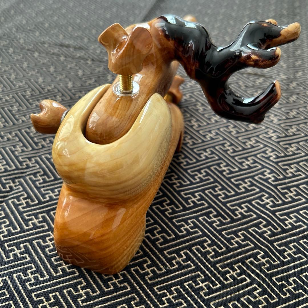 へらぶな　万力　値下げ　山桧　大砲万力　天然木 へらぶな