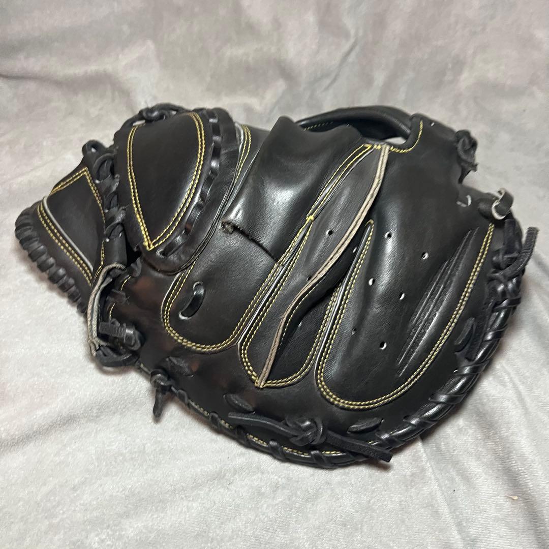 Mizuno pro 軟式キャッチャーミット　ブラック　Mマーク　値下げ不可
