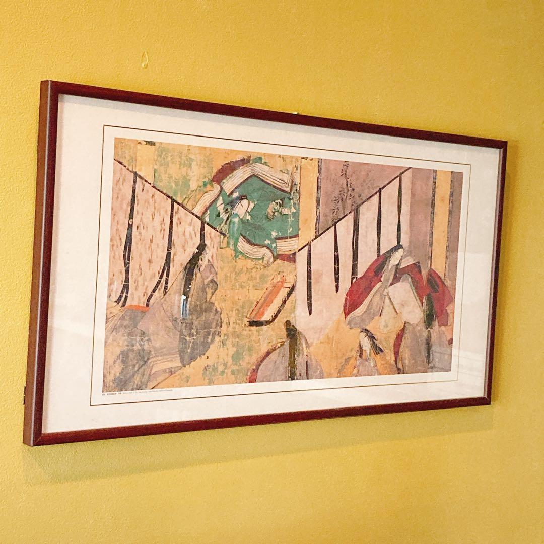 源氏物語絵巻　早蕨