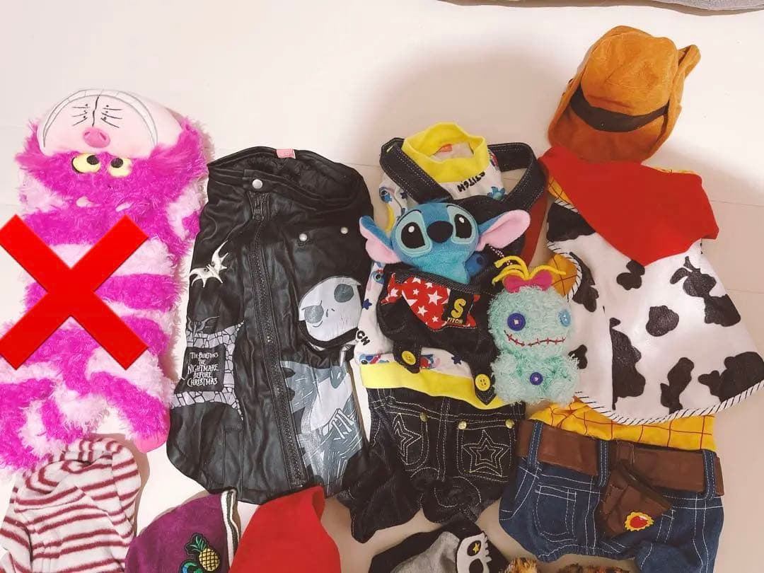 ペット　犬　猫　DSサイズ　服　まとめ売り　ペットパラダイス　ディズニー　犬服