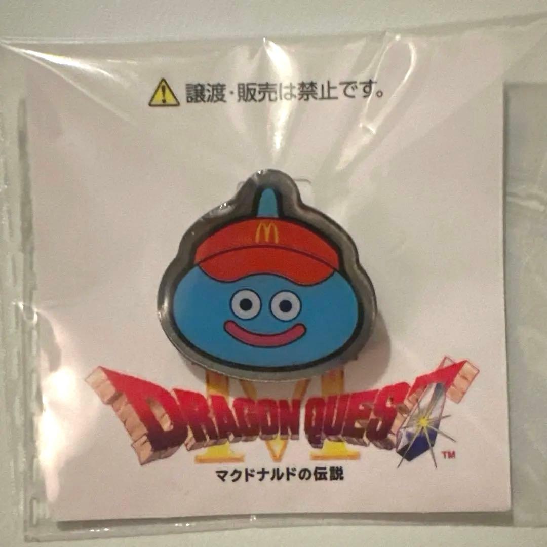 ドラクエ　スライム　マクドナルドコラボ　ピンバッジ
