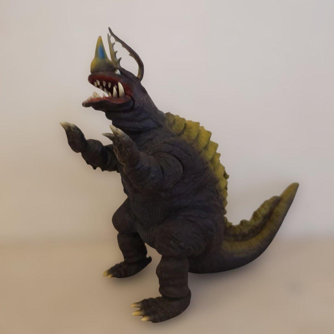 エクスプラス大怪獣シリーズ　ネロンガ 尻尾の向き変更用のパーツ付 箱なし