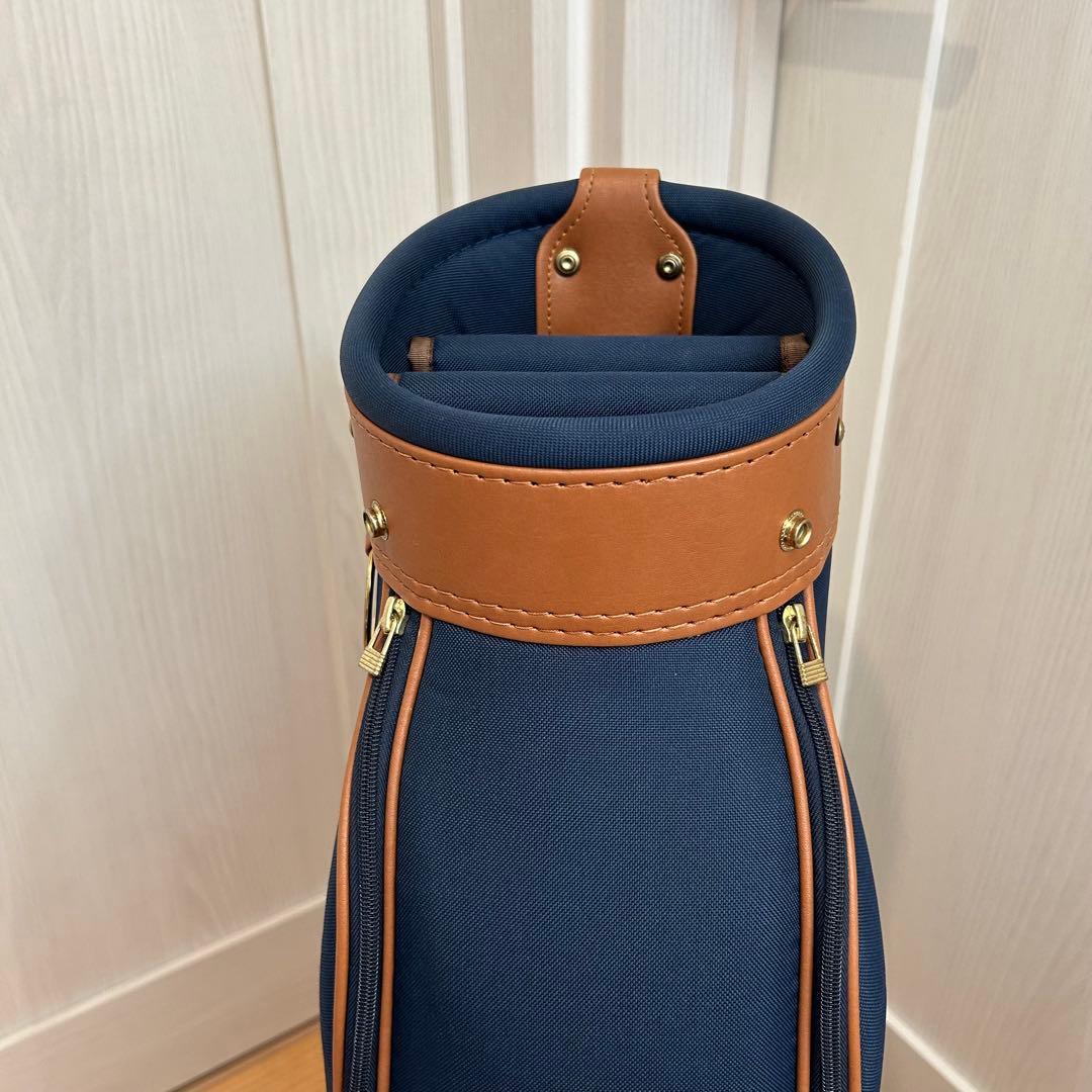 【極美品】BALENCIAGA バレンシアガ　キャディバッグ　ゴルフ　ネイビー