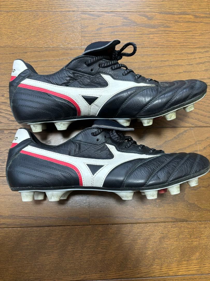 ミズノ限定品モレリアZEROサッカーシューズ ブラック/ホワイト28.0cm