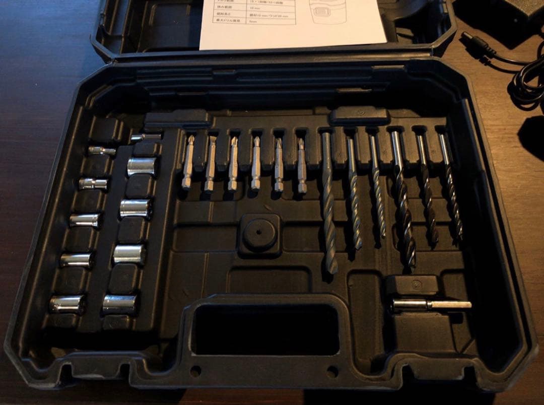 【新品未開封】電動ドライバーセット Ymiko 12V充電式コードレス