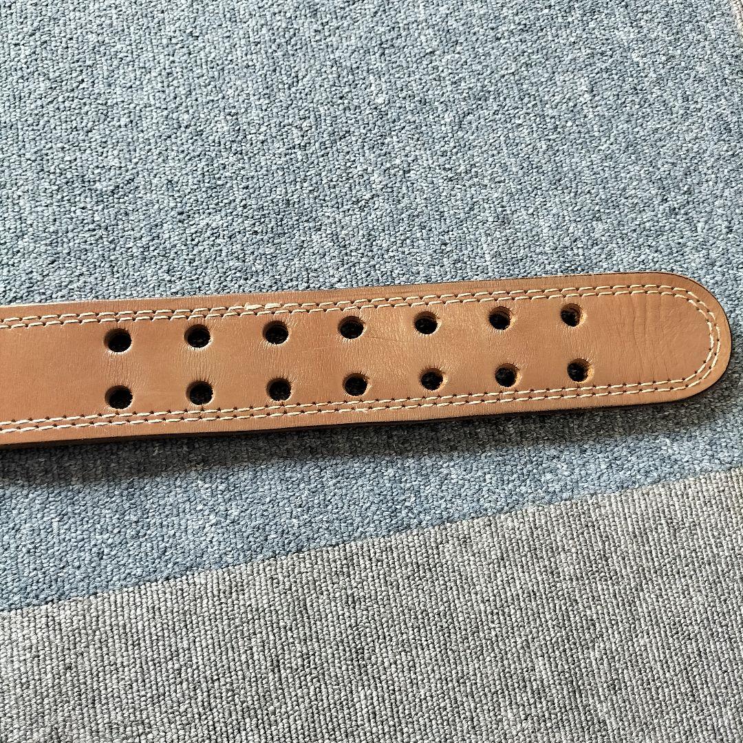 ゴールドジム　プロレザーベルト　M