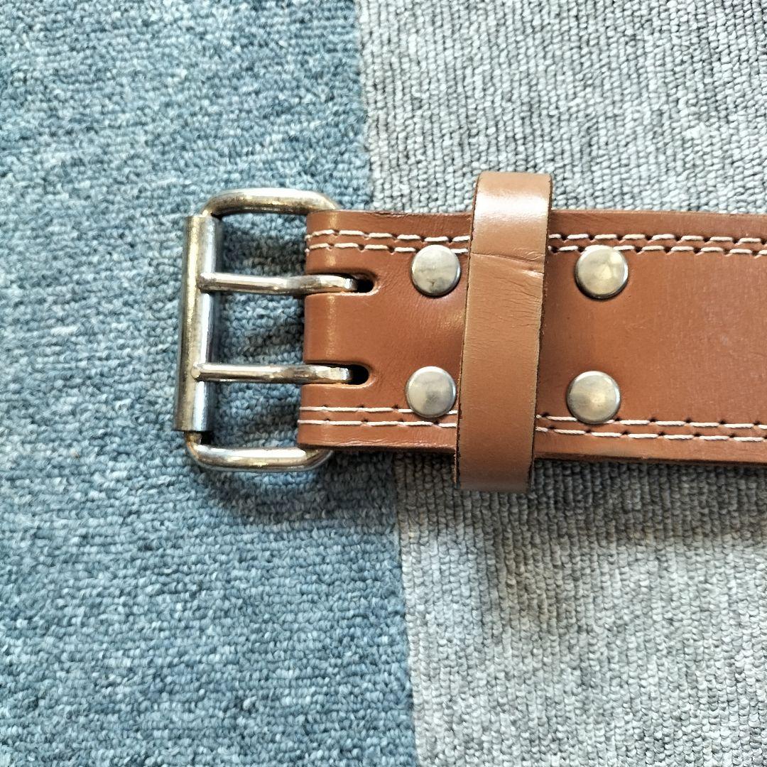 ゴールドジム　プロレザーベルト　M