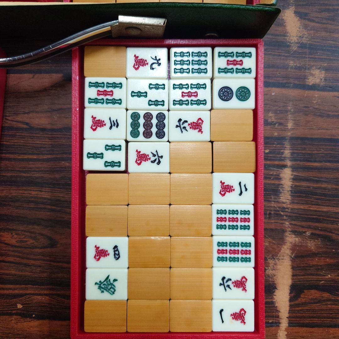 ミズノ　丸一　さくら　背面竹　竹製　印南　麻雀　レア　⑭