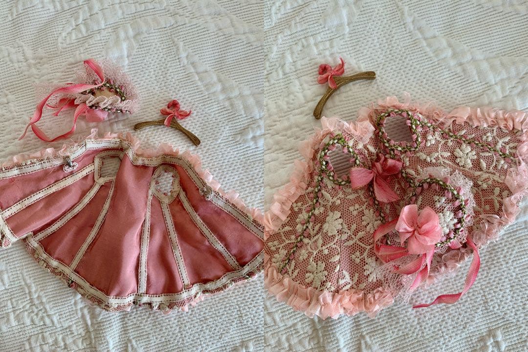 ※ réservé※ロココ装飾プレゼンテーションボックスミニョネットビスクドール